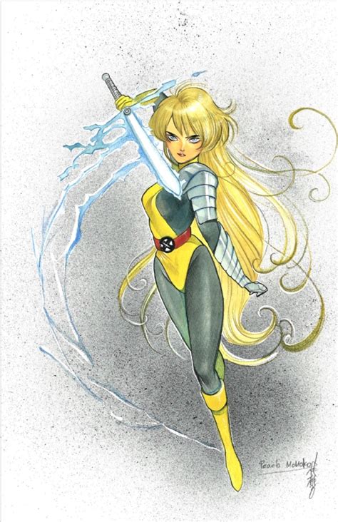 Peach Momoko Magik In Travis S New Mutants Comic Art Gallery Room