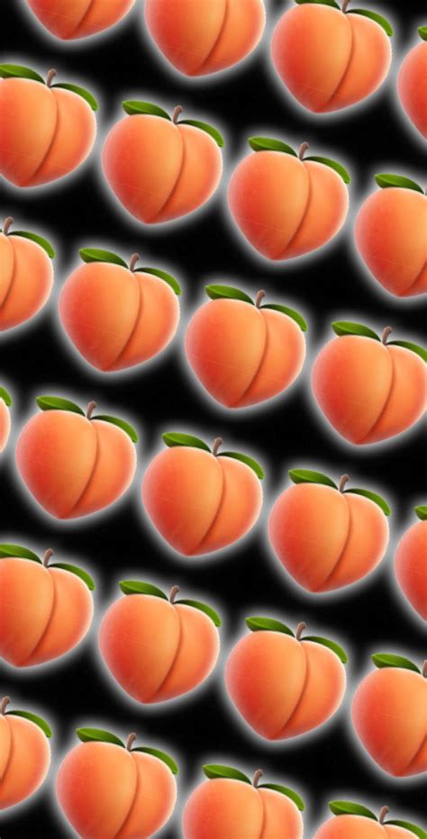 Peach Wallpaper Phone Screen Wallpaper