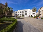 Italy, Sicily, Palermo, cathedral Maria Santissima Assunta and Liceo ...