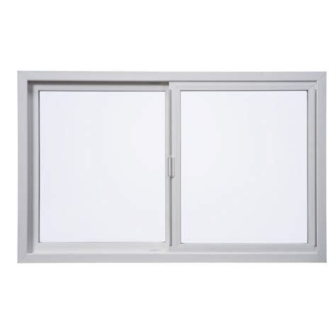 Milgard Windows And Doors 36 In X 36 In Tuscany Left Hand Xo Sliding Vinyl Window White 8120