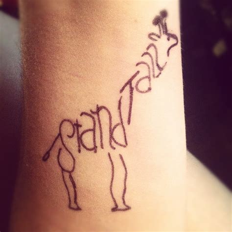 Pin Stand Tall Giraffe Henna Created By Kasey Hennastattoos On