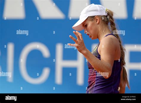 Nuremberg Germany 18th May 2016 Kazakhstans Yulia Putintseva Reacts During Her Second Round