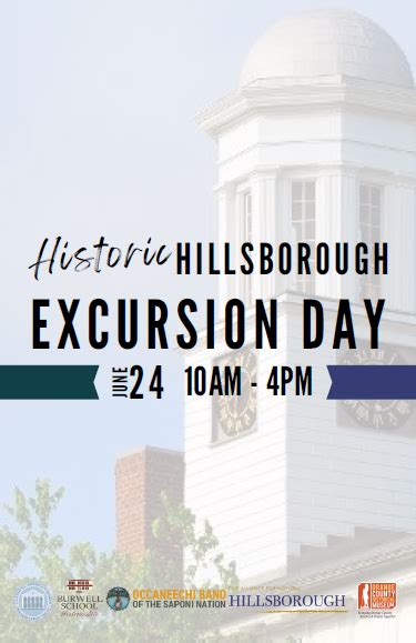 Historic Hillsborough Excursion Day Visit Hillsborough Nc