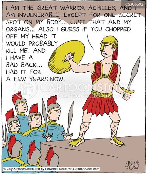 Achilles Heel Cartoons And Comics Funny Pictures From Cartoonstock