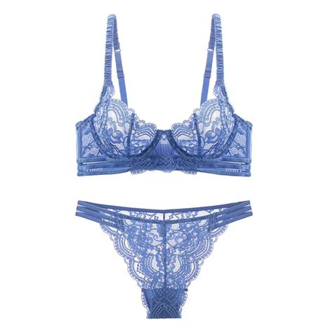 Buy Women S Sexy Soft Lace Lingerie Set See Through Underwear Floral