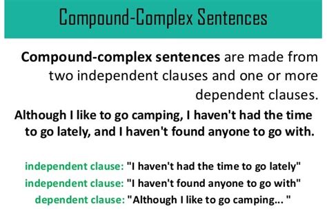 20 Examples Of Simple Compound And Complex Sentences Zohal