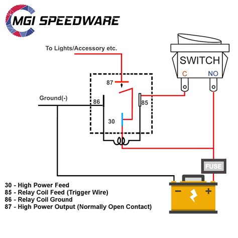 Wiring Diagram For 12v Relay And Switch
