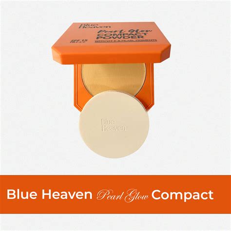 Blue Heaven Pearl Glow Compact Spf15 Pa Vit E And Pearl Pigments
