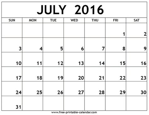 202 Best July Calendar Printable Template Images On Pinterest