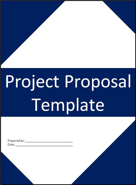 Printable Project Proposal Free Words Templates