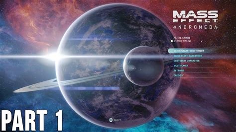 Mass Effect Andromeda 100 Walkthrough Part 1 Ps4 Prologue
