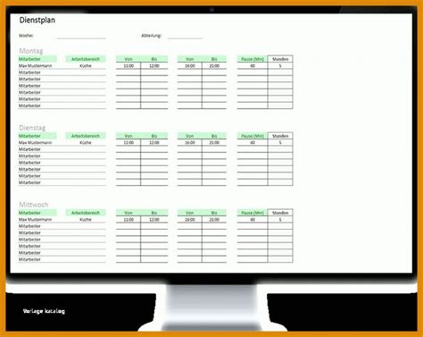 Hole dir jetzt den monatsplaner, den tagesplaner und die wochenreflexion zum ausdrucken. Monatsdienstplan Excel Vorlage Kostenlos: 11 Ideen Sie ...
