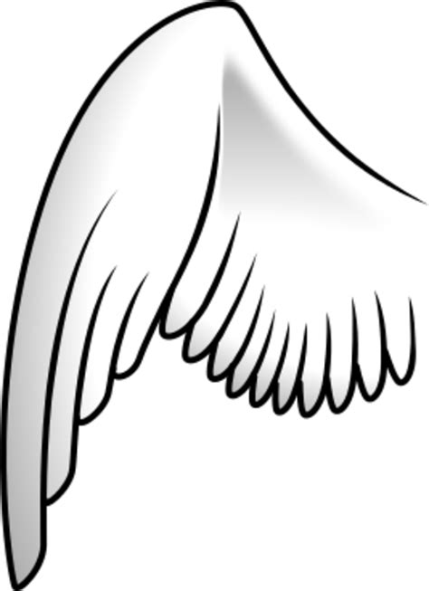 Clip Art Angel Wings Left Angel Wing Png 600x827 Png Download