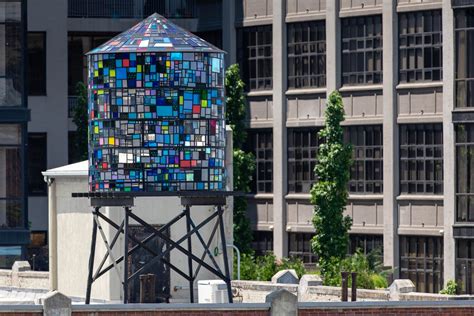 Meet The Artist Behind Brooklyns Kaleidoscopic Water Towers Bklyner