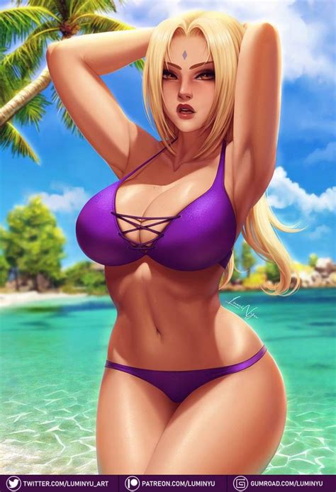 Tsunade By Luminyu On Deviantart In Bikini Art Bikinis Anime My Xxx