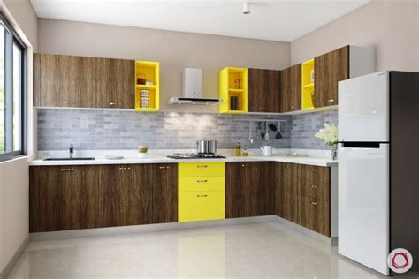 Indian U Shaped Modular Kitchen Design