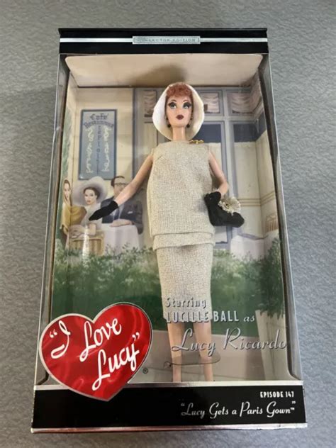 2002 I Love Lucy “gets A Paris Gown Barbie Doll Episode 147 Mattel New B0313 4600 Picclick