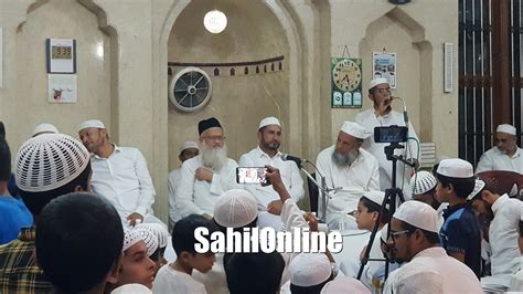 Di tempat tersebut ia menjadi imam. Qur'an memorizing (Hifz) classes for students at Maaz Bin ...