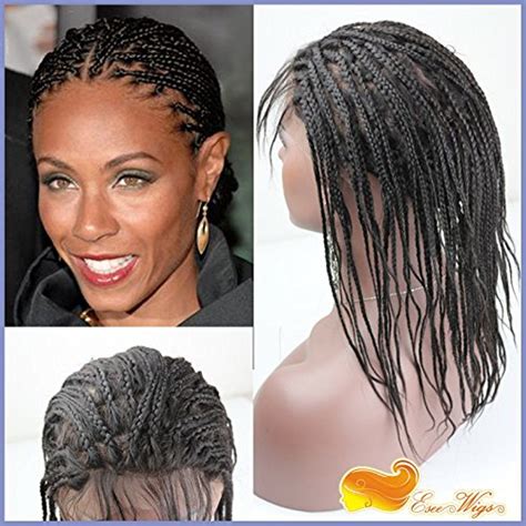 Eseewigs Braided Wigs For Black Women Brazilian Virgin Human Hair Full