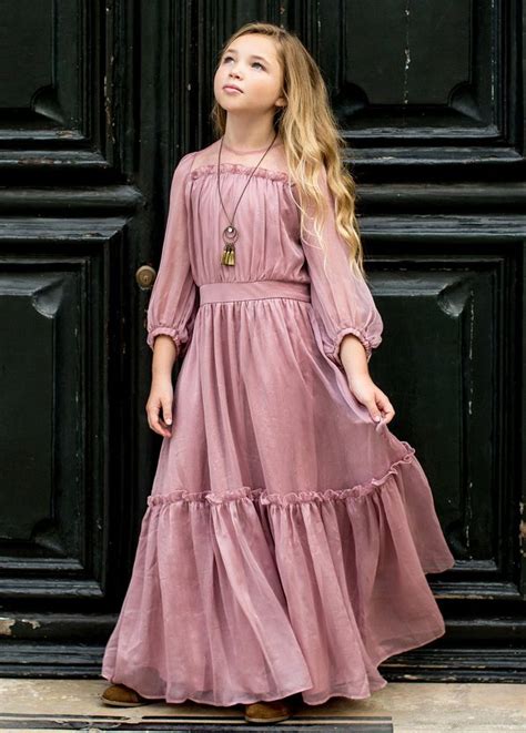 New Daphne Maxi Dress In Primrose Joyfolie Kids Fashion Dress