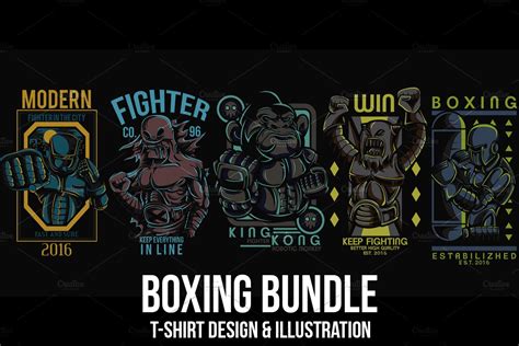 Boxing Bundle Illustration Illustrations ~ Creative Market