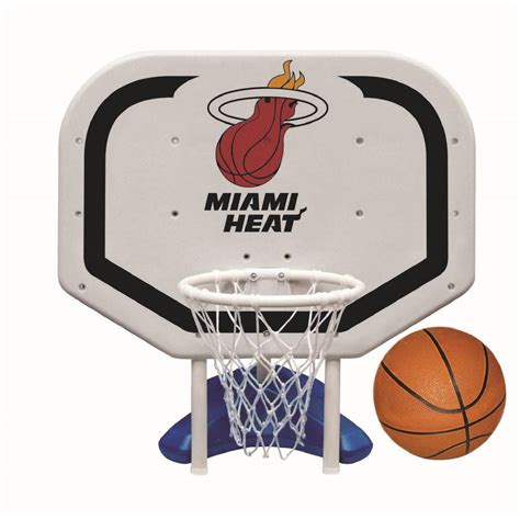 Poolmaster Miami Heat Nba Pro Rebounder Swimming Pool Basketball Game