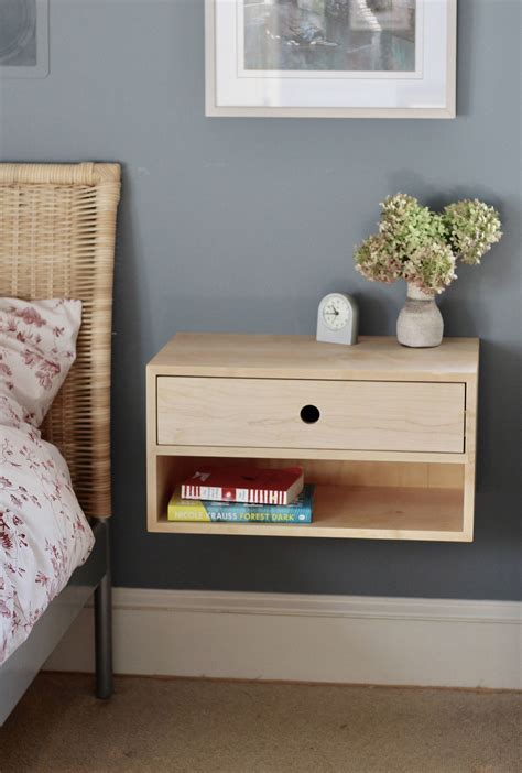 10 Diy Floating Nightstand With Drawer Decoomo