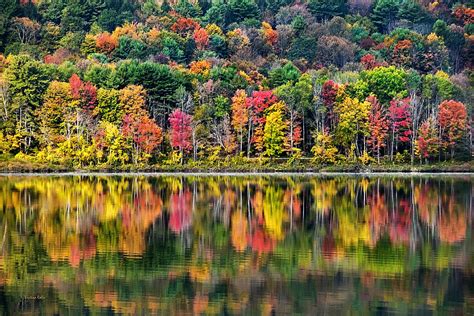 Colorful Autumn Reflections Photograph By Christina Rollo Fine Art