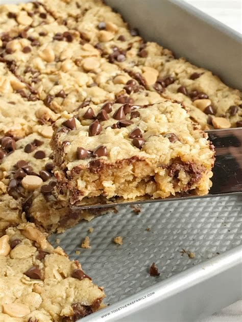 Maybe you would like to learn more about one of these? Oatmeal Chocolate Chip Peanut Butter Bars - Together as Family