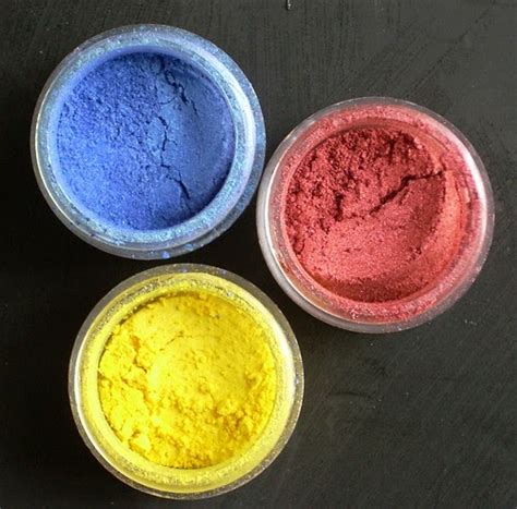 Pithy Art Blog Color Theory With Mica Pigment Powders