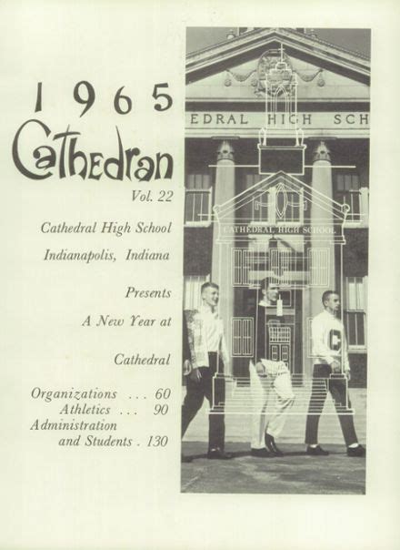 Explore 1965 Cathedral High School Yearbook Indianapolis In Classmates
