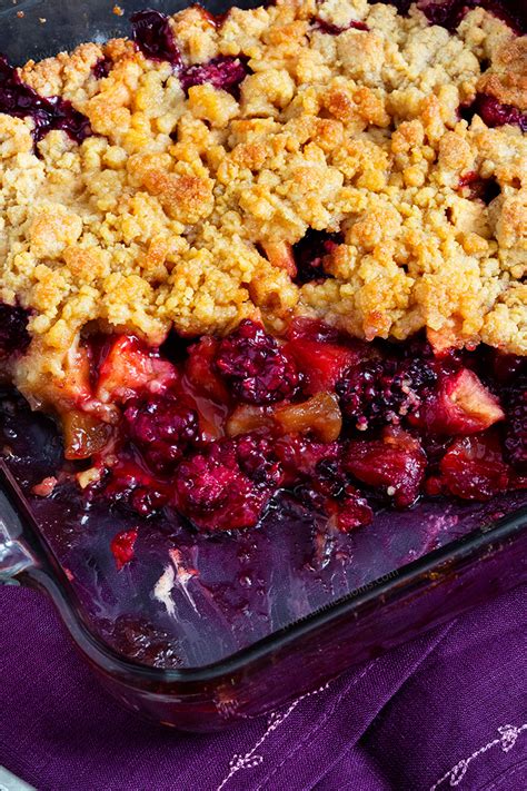 Apple And Blackberry Crumble Recipe Blackberry Crumble Apple And