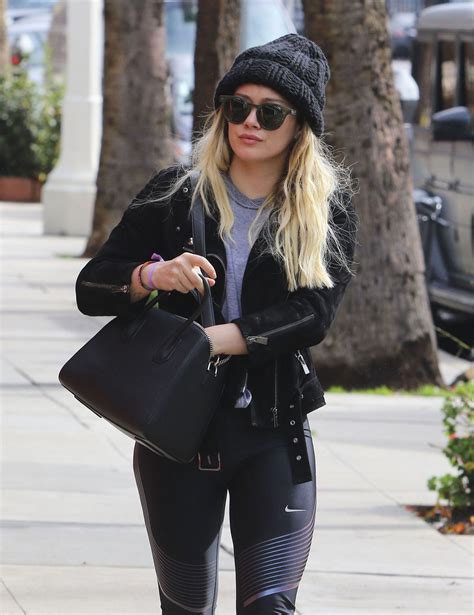 Share this message to as many as you can. Hilary Duff at the Gym in Studio City 2/7/ 2017 • CelebMafia