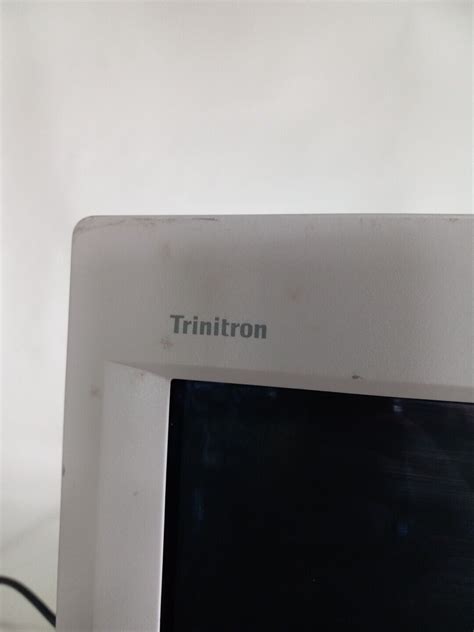 18 Dell Trinitron Ultrascan P990 Crt Tube Computer Monitor Working Vga