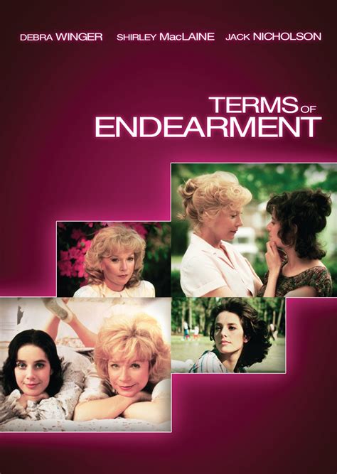 If you talk about something in terms of something or in particular terms , you are. Terms of Endearment DVD Release Date