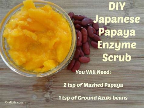 japanese papaya enzyme scrub papaya enzyme papaya scrubs