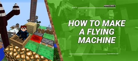 How To Make A Flying Machine In Minecraft A Step By Step Guide