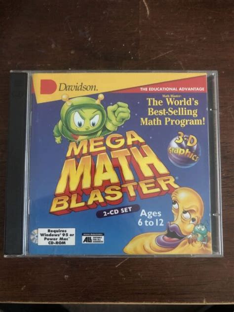 Mega Math Blaster Windowsmac 1996 For Sale Online Ebay