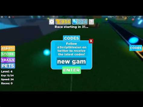 Legends of speed codes can gems, steps and more. Roblox Legend Of The Speed First Code - YouTube