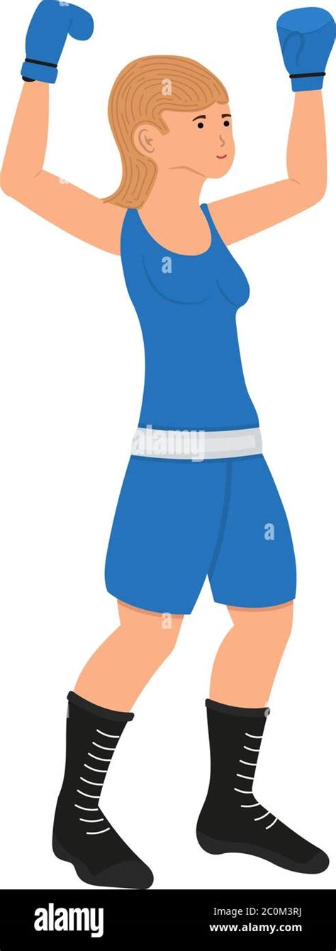 Woman Boxing Cartoon Hi Res Stock Photography And Images Alamy