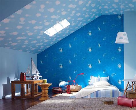 Fresh Colorful Wallpaper For Kids Room Bedroom Design Ideas