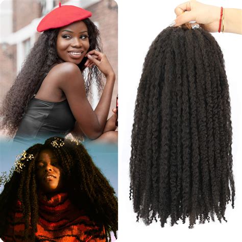 Marley Hair Marley Twist Hair Afro Kinky Twist Braiding Hair Marley Faux Locs Braid
