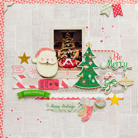 Happy Holidays By Geekgalz At Studiocalico Winter Scrapbooking