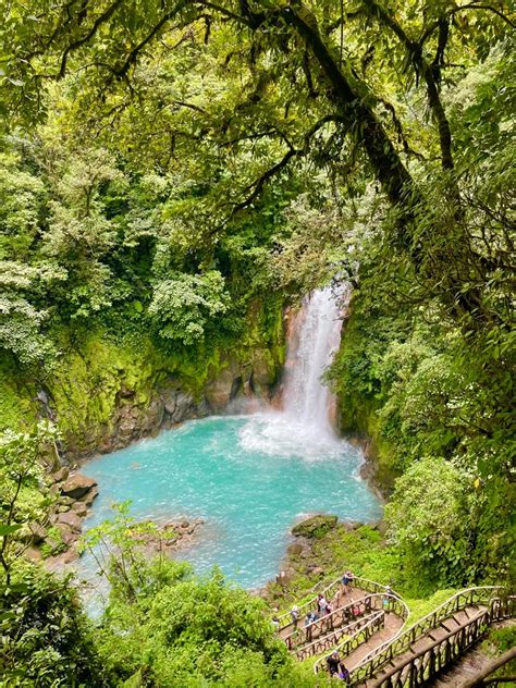 Fairytale Magic Rio Celeste Waterfall In Costa Rica 🪄 Beautiful