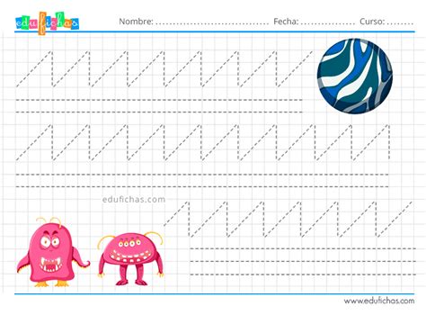 Trazos Para Preescolar Ejercicios De Grafomotricidad Para Niños