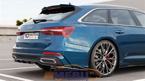 Maxton Design Audi A6 S Line S6 C8 Avant Diffuser Splitter