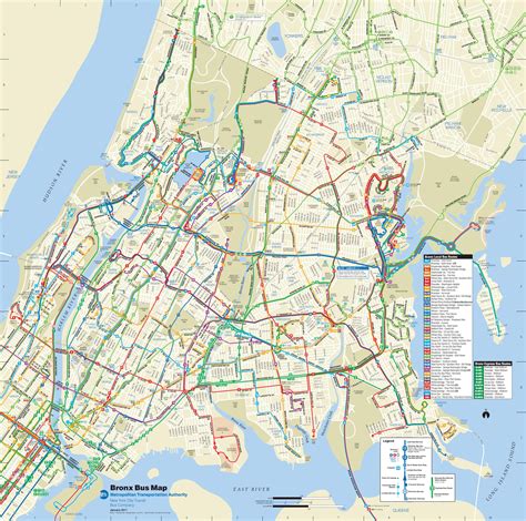 Bronx Subway Map