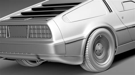 Delorean Dmc 12 3d Model By Squir