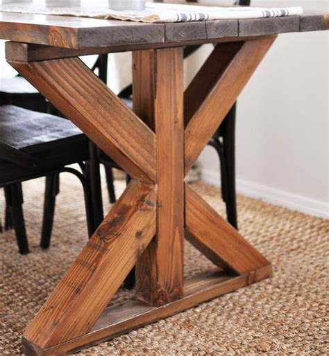 Diy Farmhouse Kitchen Table Projects For Beginners Flowyline Style