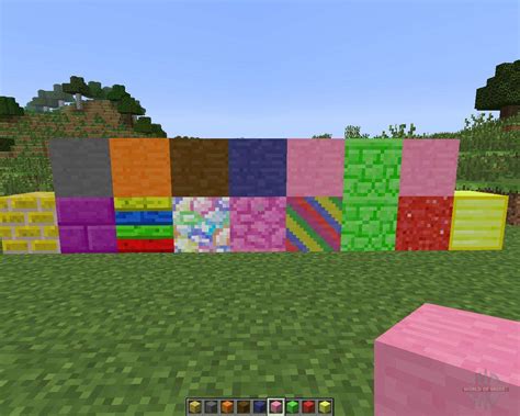 Colored Blocks 1710 For Minecraft